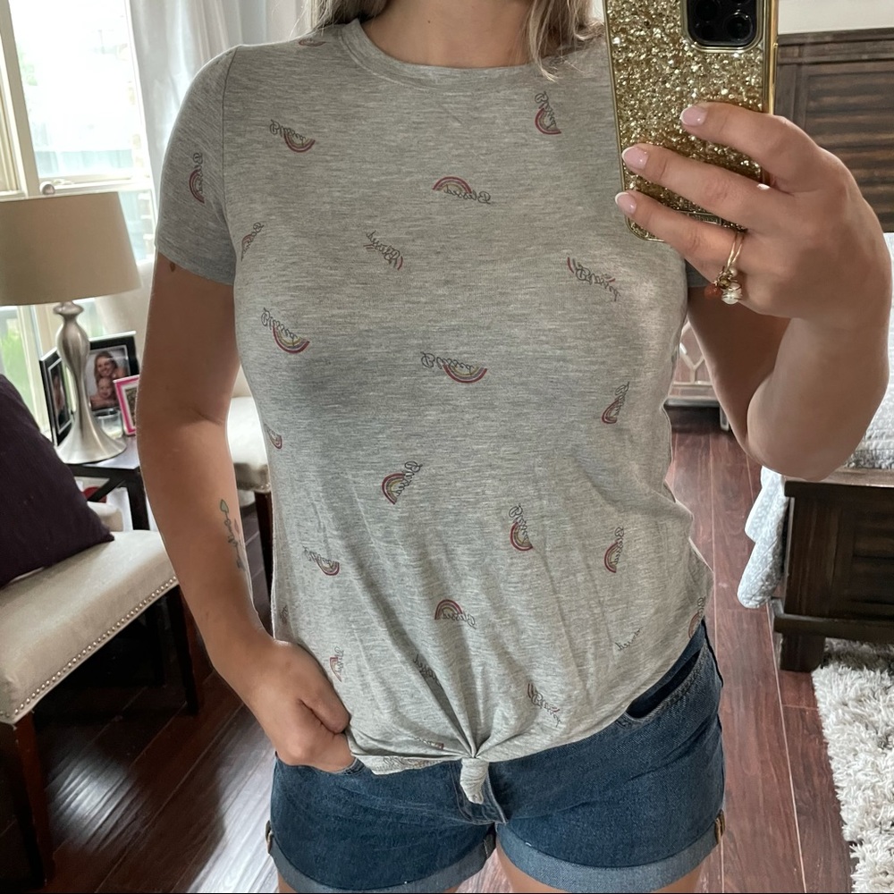 New T shirt blessed print